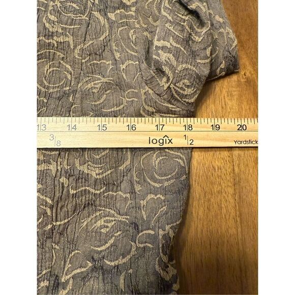 Coldwater Creek Women’s Bold Floral Textured Jacket Blazer Open Front SIZE 6 - Picture 5 of 7